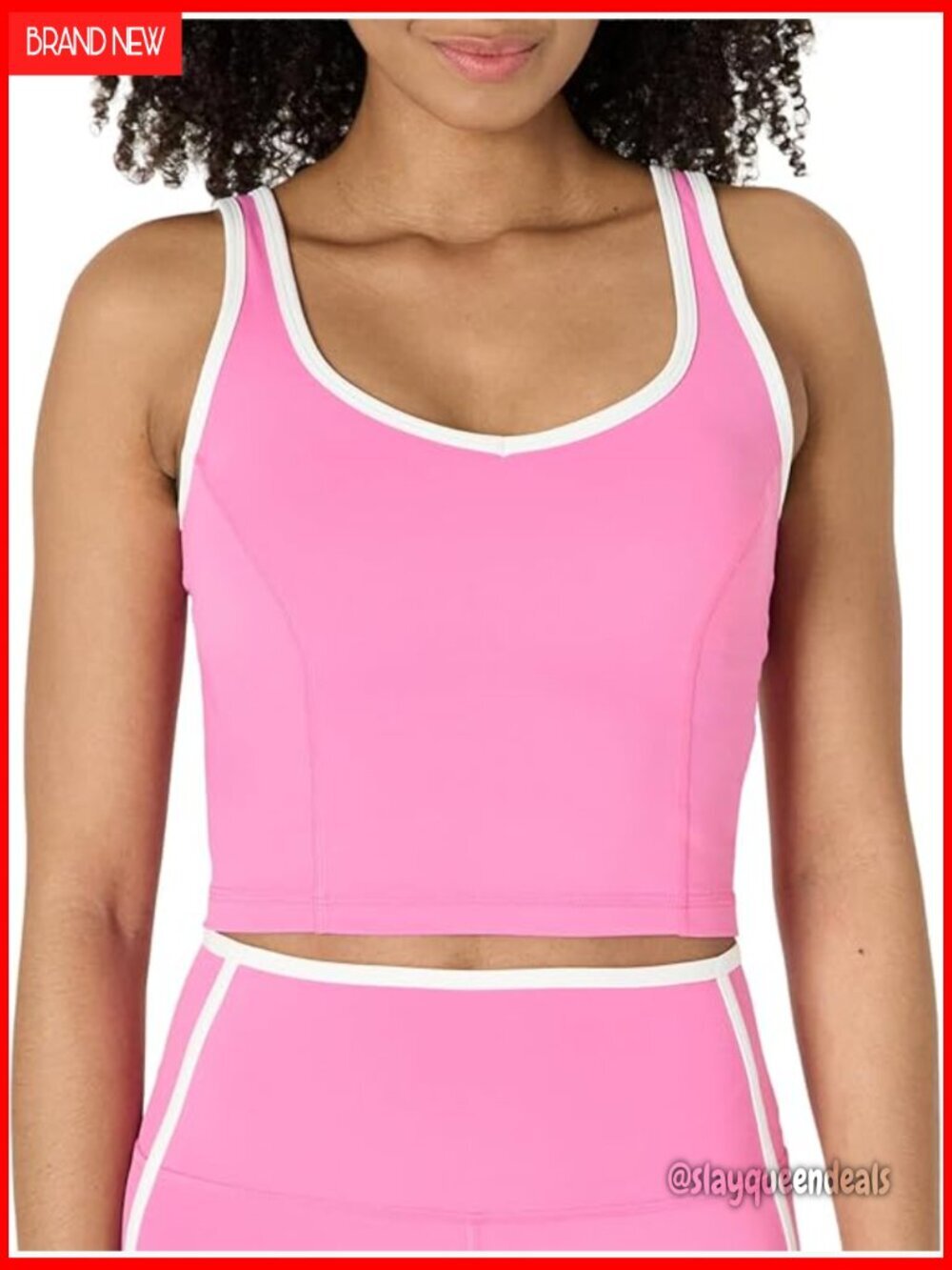 Light Support Crop Tank with Built-in Bra, Buttery Soft Activewear